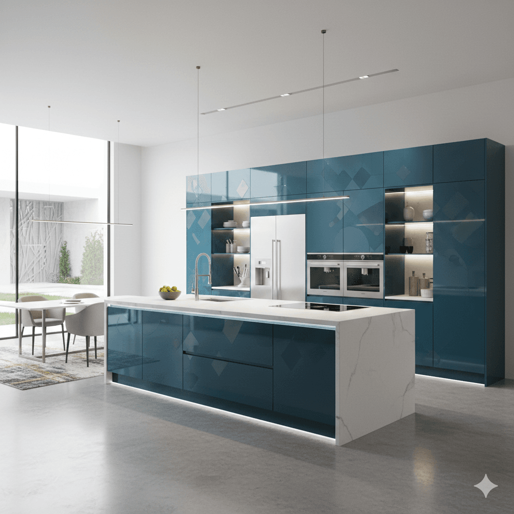 High Glossy Kitchens